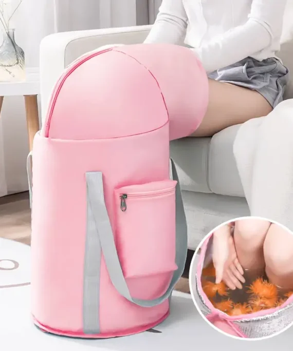 Collapsible foot bath basin